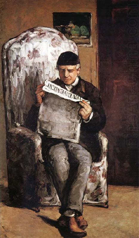 Paul Cezanne Portrait du Pere de l-Artiste china oil painting image